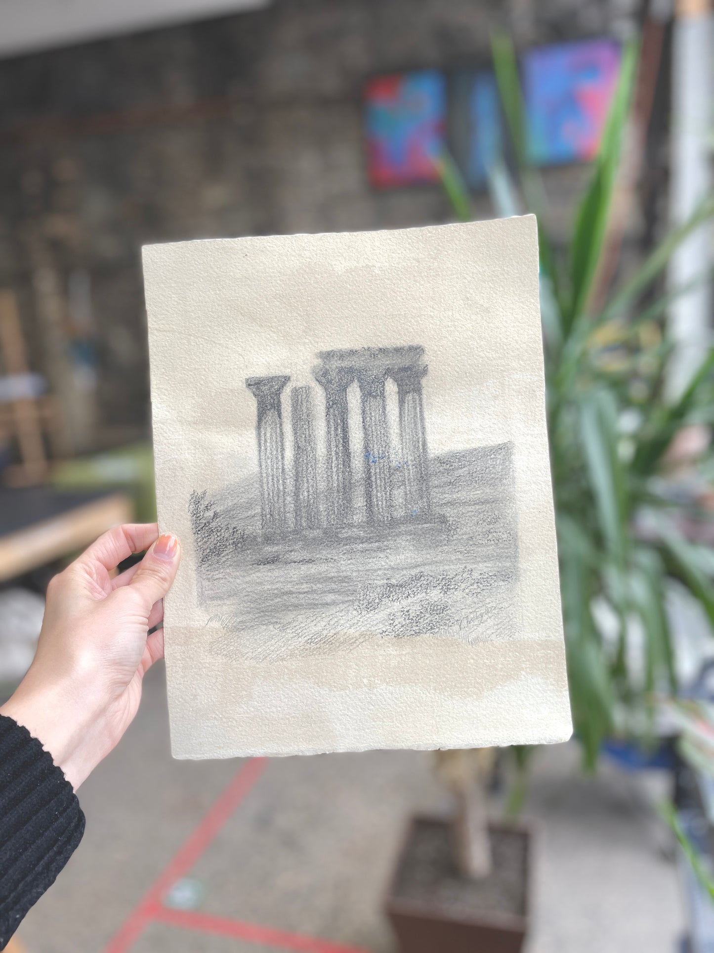 corinthian column drawing