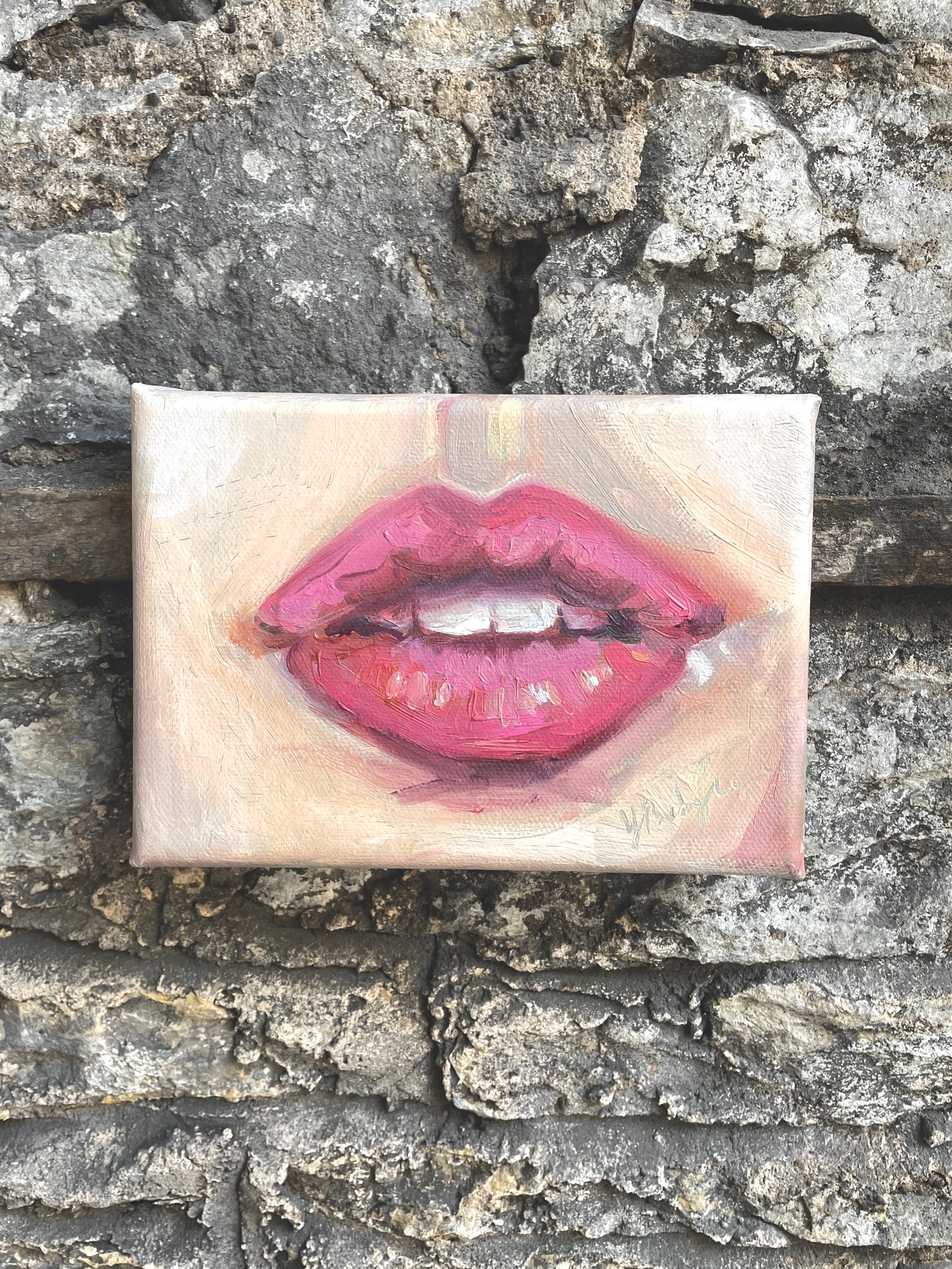 oil on canvas painting