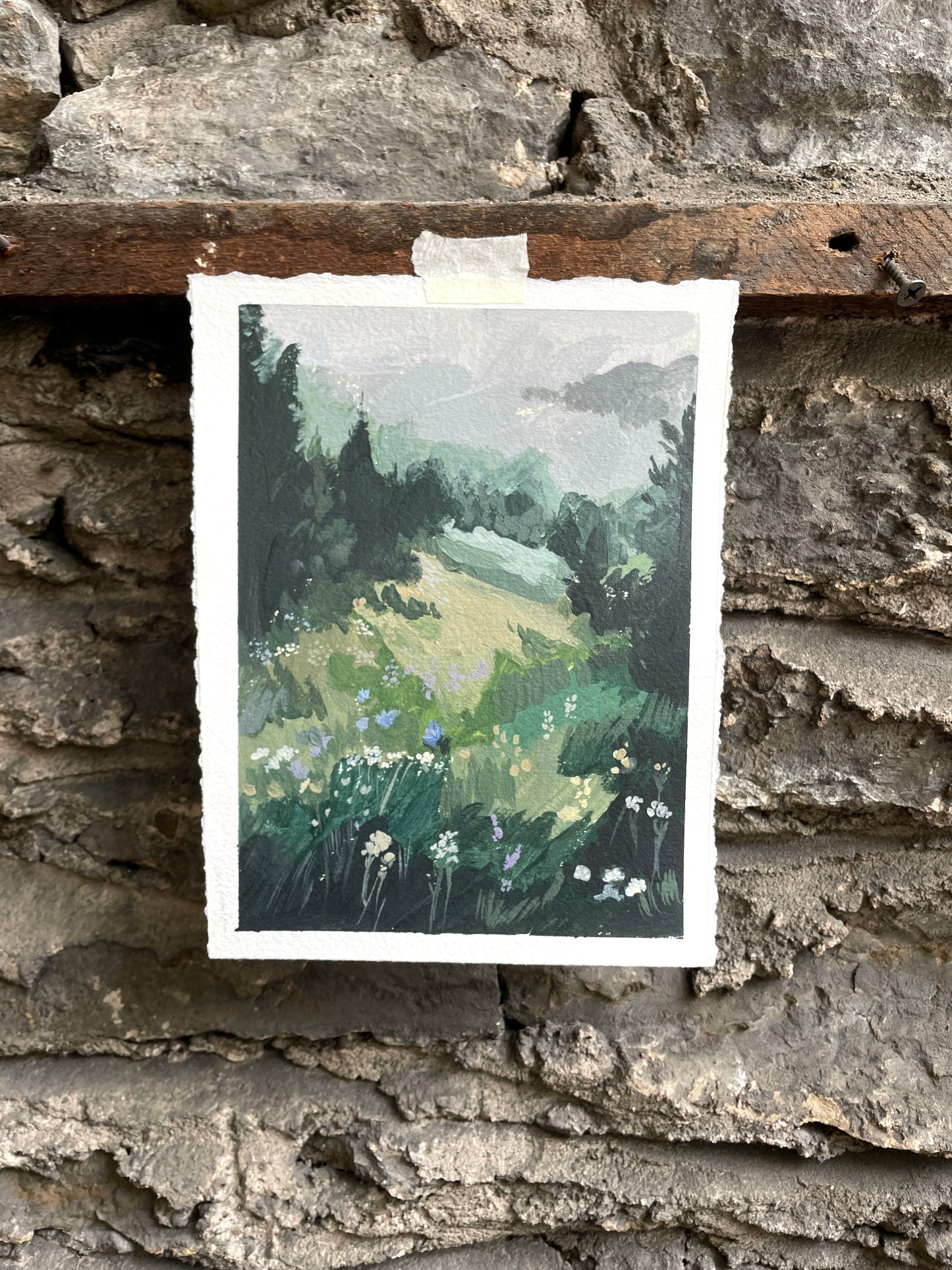 X SOLD "Misty Forest"