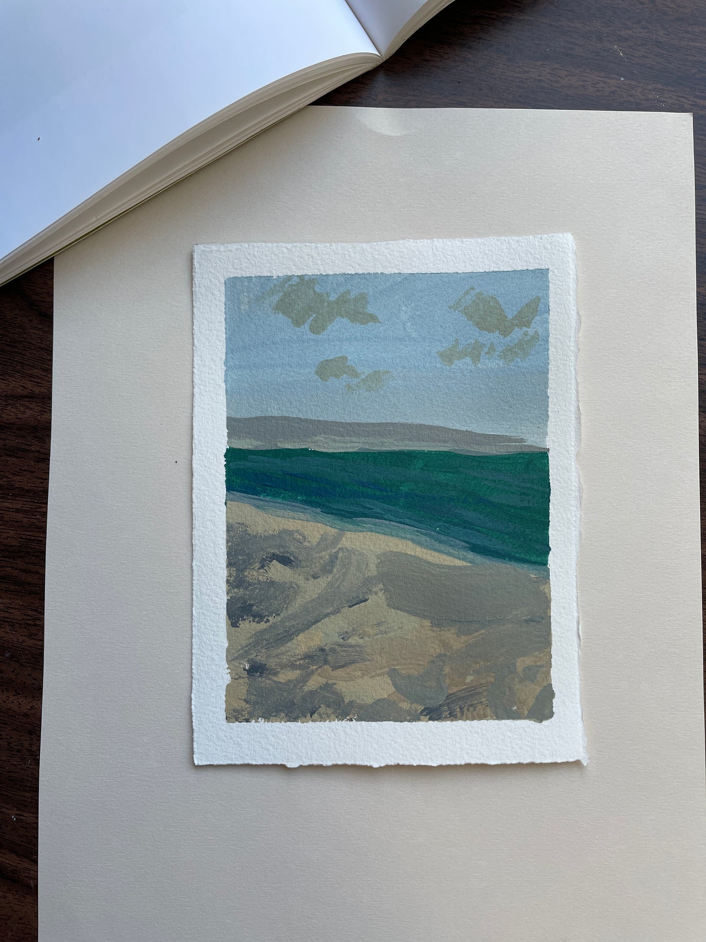 Duluth series. Original landscape. Acrylics on heavy handmade watercolor paper.