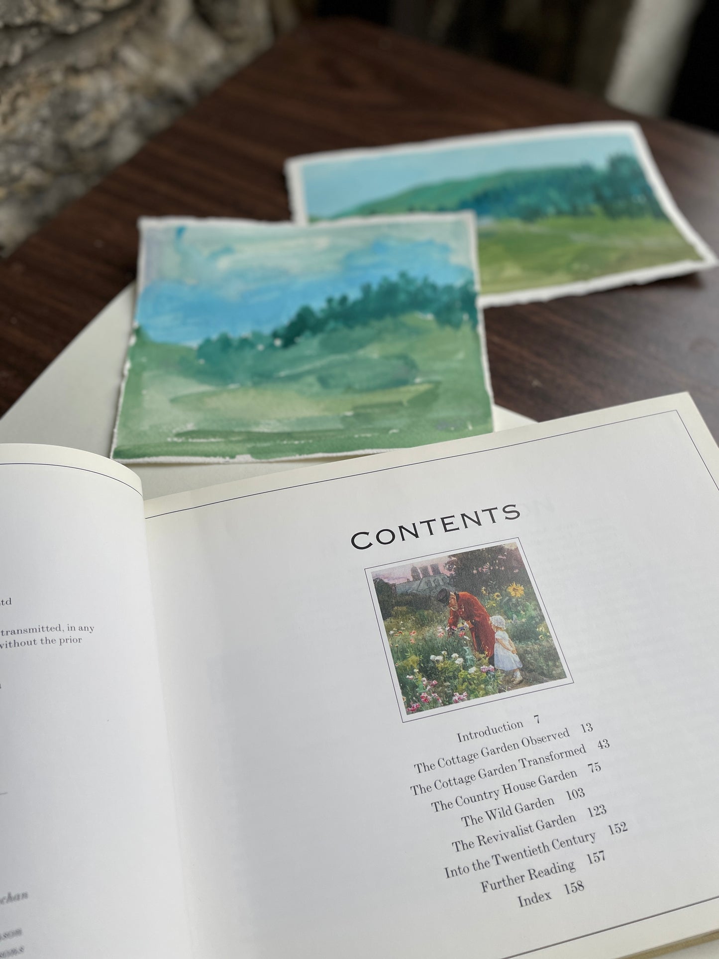 X SOLD "Meadows in Watercolor"