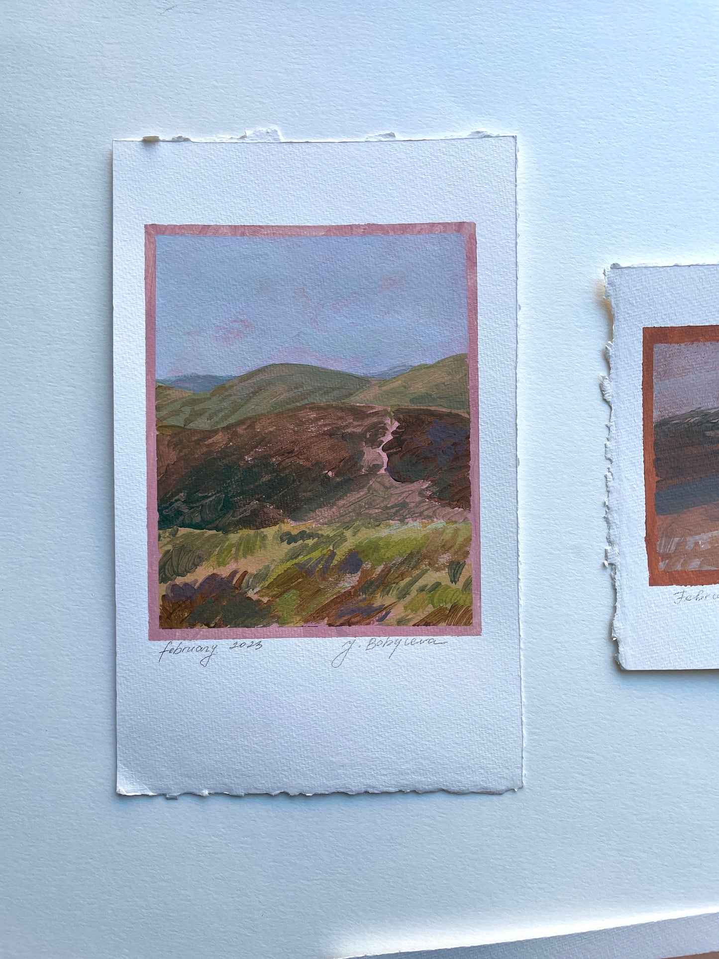 X SOLD "California Hills in Bloom"