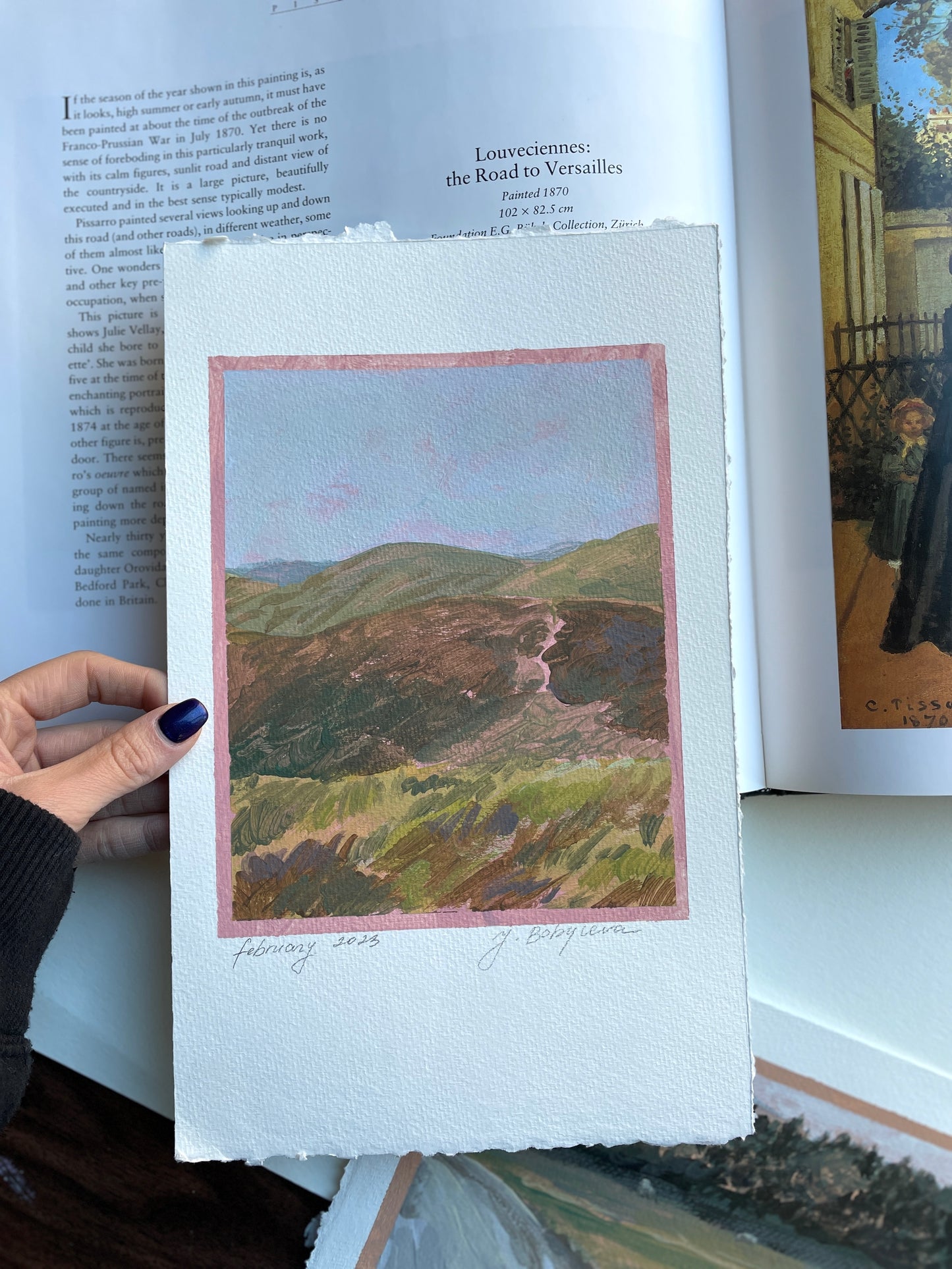 X SOLD "California Hills in Bloom"