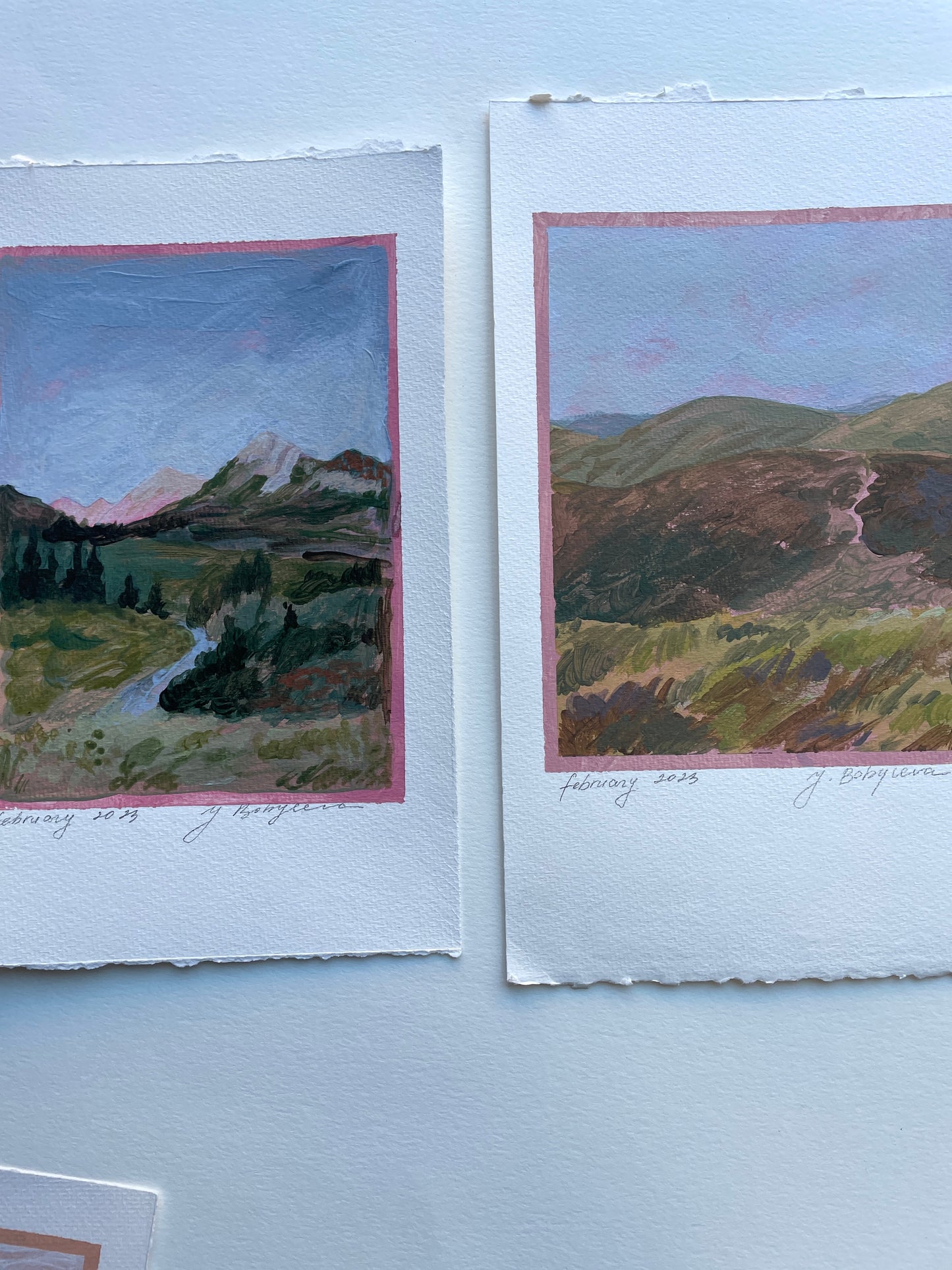 X SOLD "California Hills in Bloom"