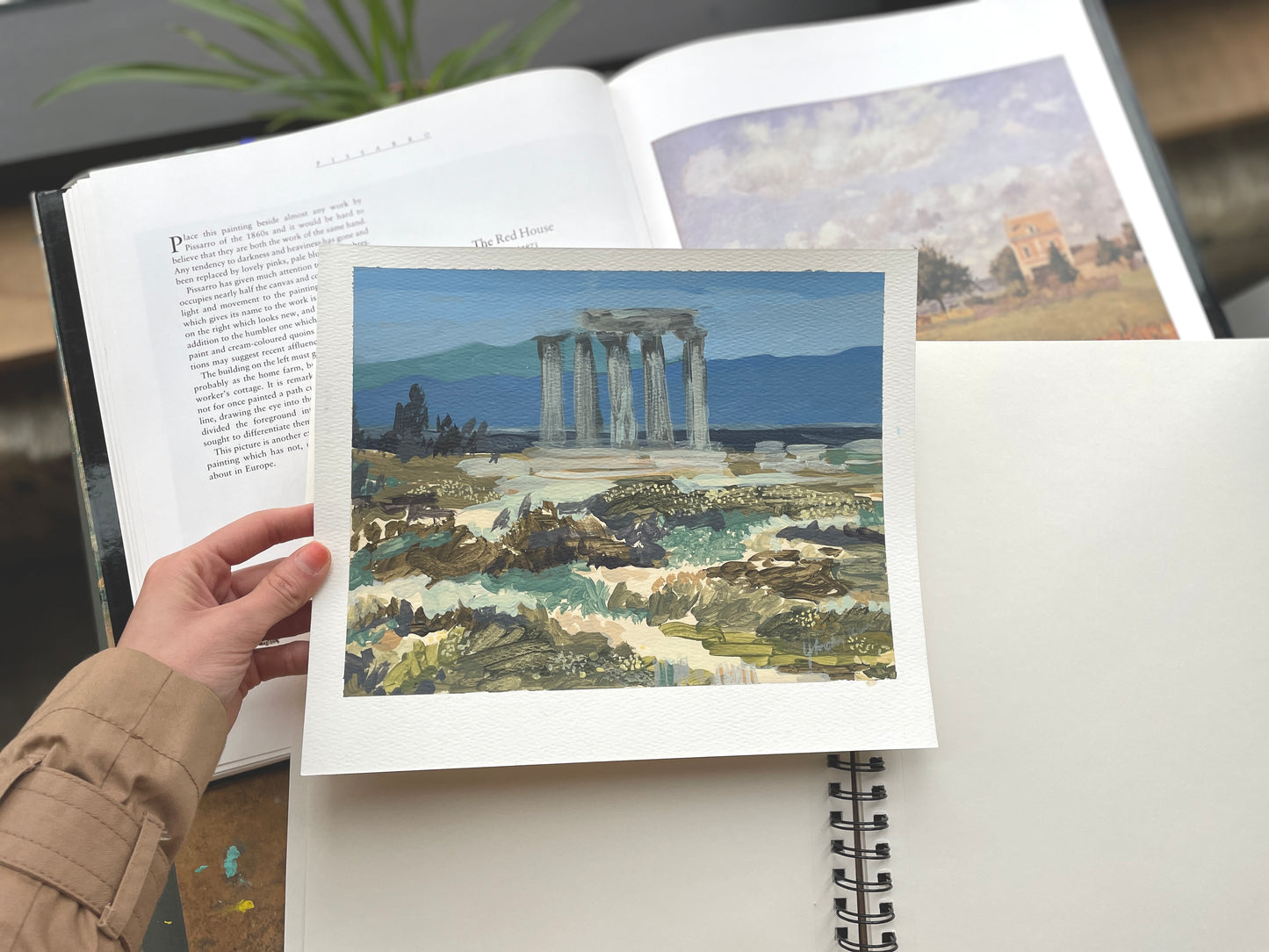 greek painting print	