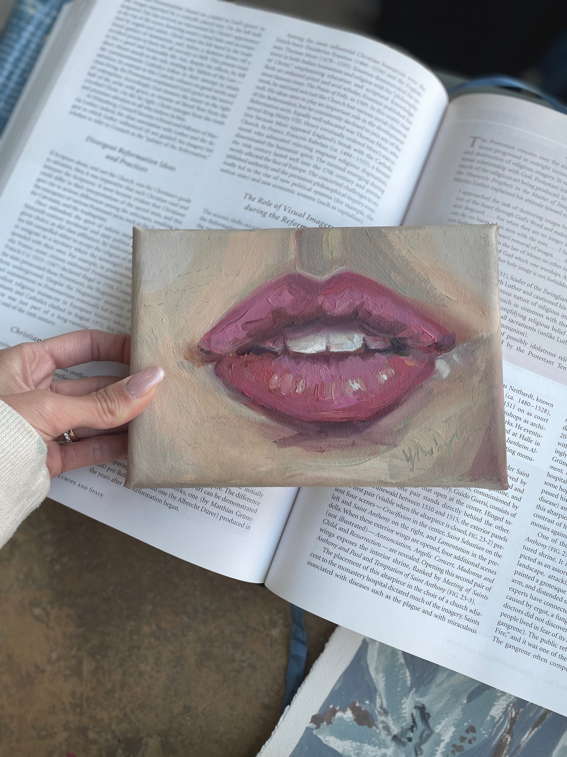 lips painting original