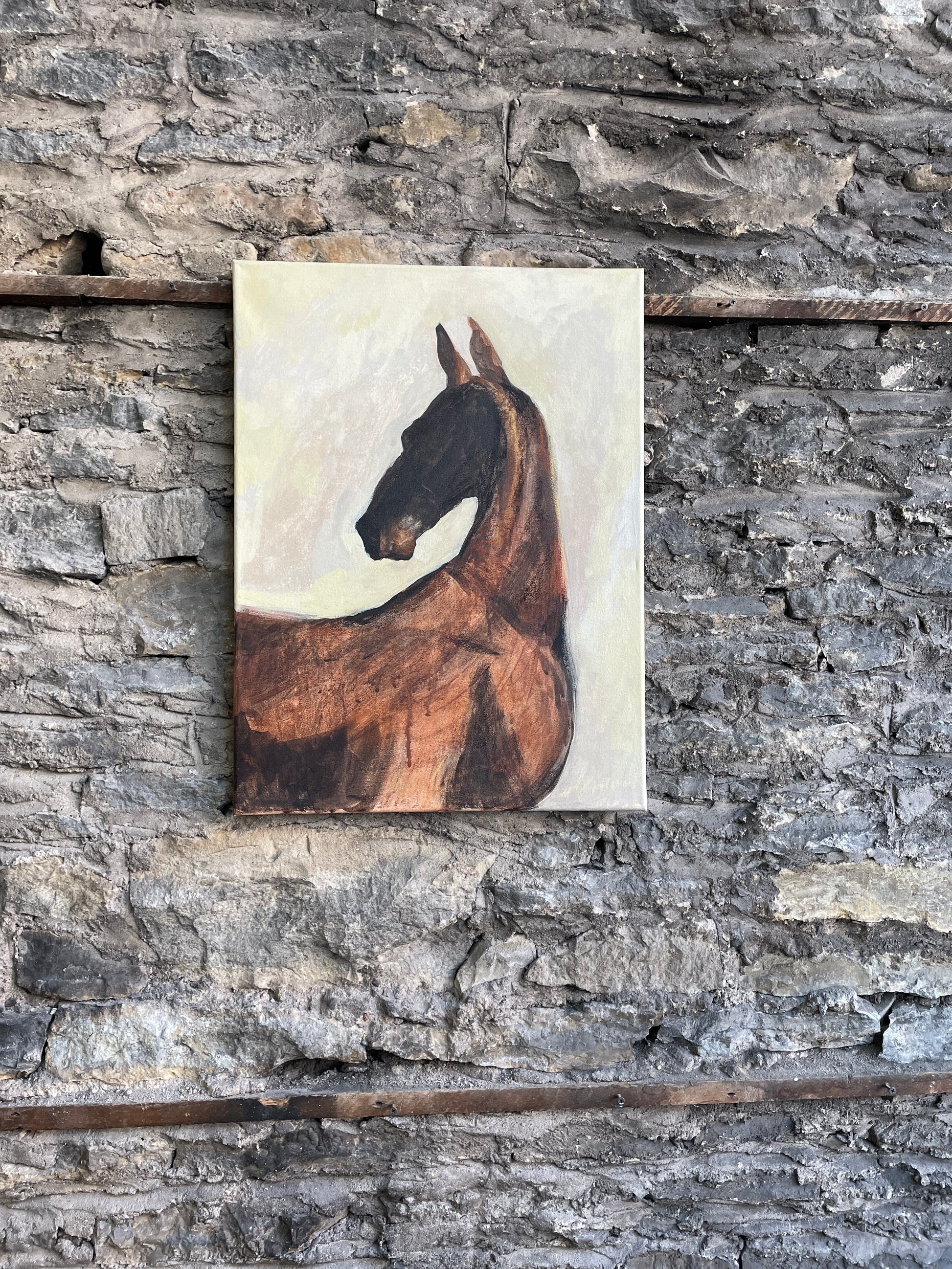 Abstract horse art